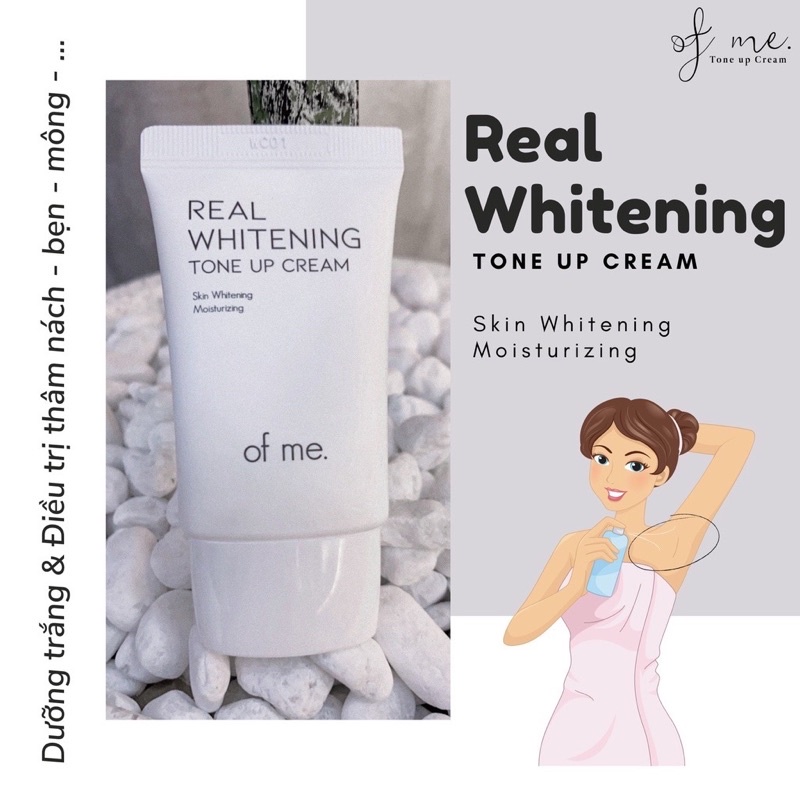 KEM BODY DƯỠNG TRẮNG DA BODY,NÁCH,MÔNG.BẸN OF ME. REAL WHITENING TONE UP CREAM NGĂN NGỪA THÂM SẠM I HÀN QUỐC CHÍNH HÃNG | BigBuy360 - bigbuy360.vn