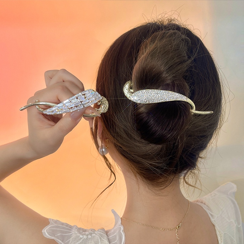 Kẹp Tóc Xoắn Lưng Cao Cấp Phong Cách Hàn Quốc Cho Nữ