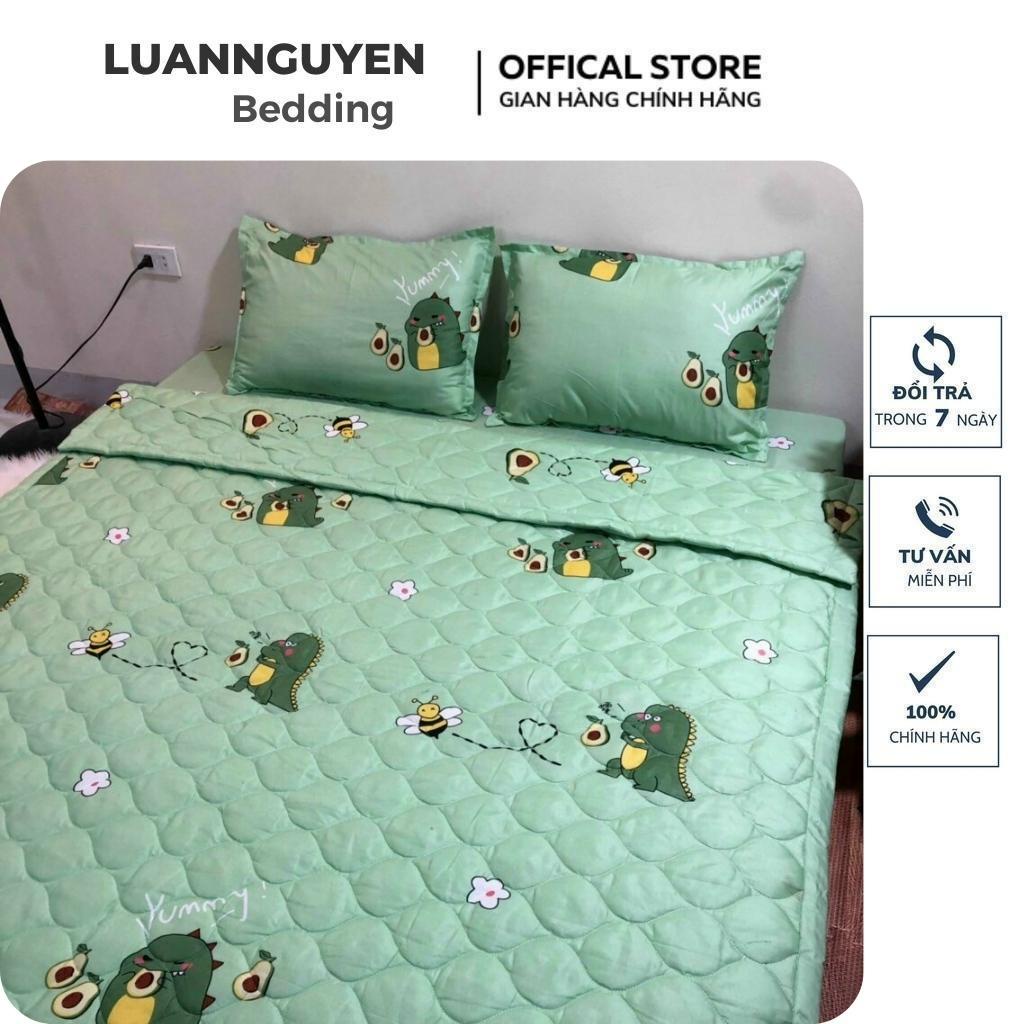 Chăn hè trần bông cottong poly 3 lớp phù hợp với ga trải giường Luân Nguyễn