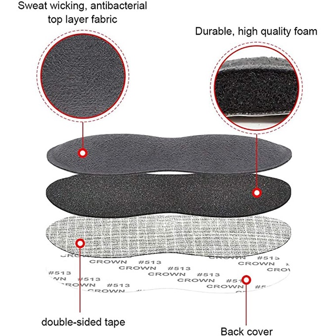 Miếng Dán Gót Giày Cao Gót / Miếng Dán Giày Bằng Xốp Mềm Vô Hình Chống Trượt Thoáng Khí Giảm Đau