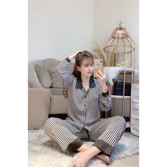 BỘ PIJAMA LỤA MANGO CAO CẤP, nhắn tin shop gửi các mẫu mới để đặt