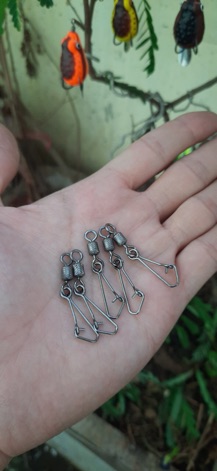 Khoá link xoắn 2 vòng, khoá câu cá