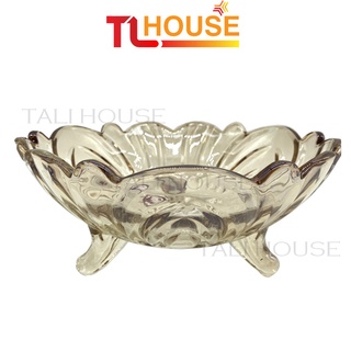 Thố thủy tinh ba chân đựng thức ăn, tô thả hoa bàn thờ – TALI HOUSE
