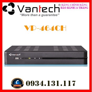 Đầu ghi hình camera AHD/TVI/CVI/IP 4 kênh VANTECH VP-464CH