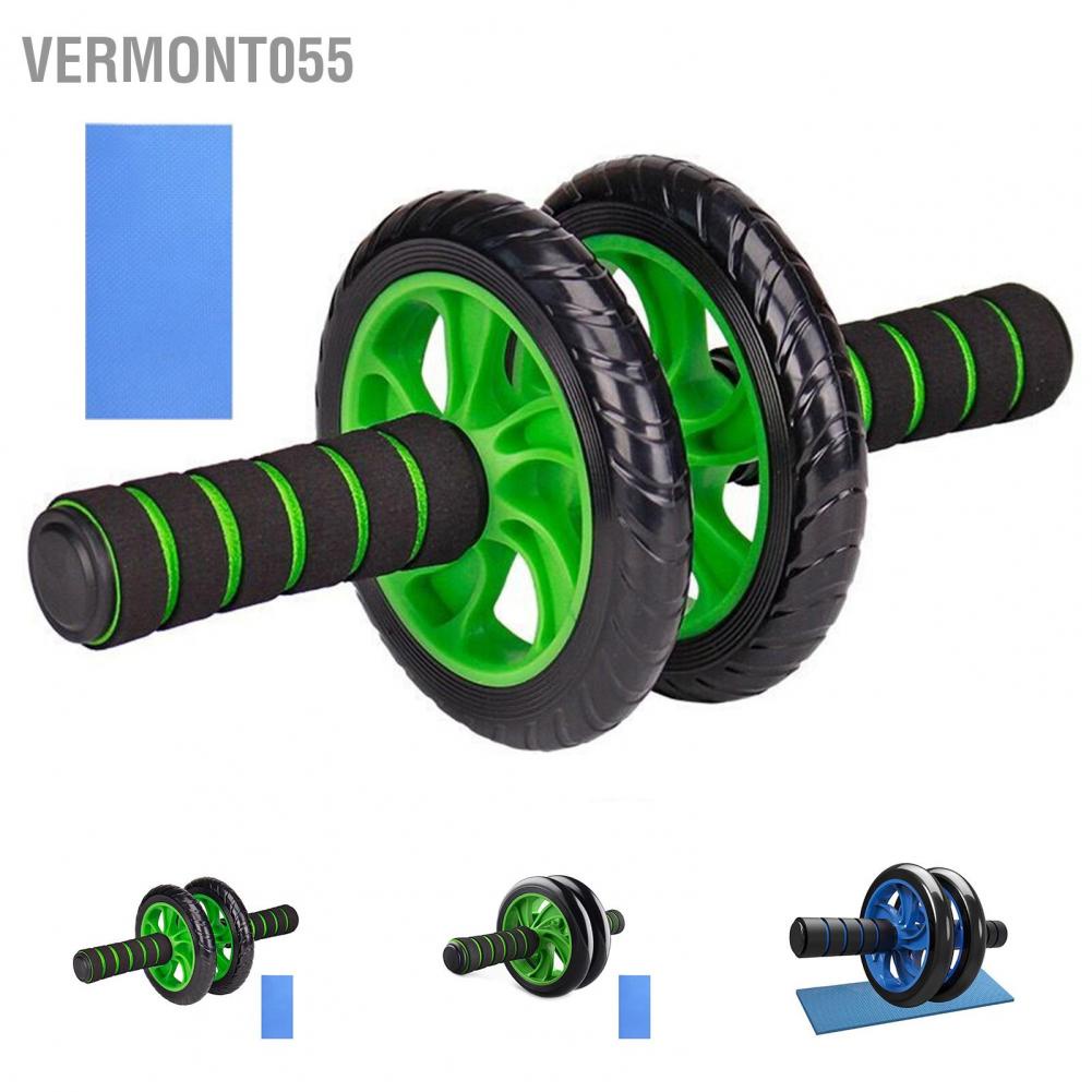 Có thể bán buôn Dụng cụ tập gym thể dục thể thao con lăn tập bụng 2 bánh, máy tập cơ bụng con lăng tập gym ab tại nhà vermont055 Hàng giao ngay