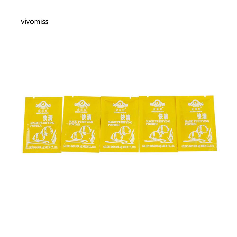 Bộ 5 túi bột làm sạch nước bể cá