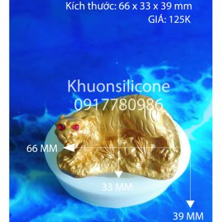 Khuôn silicone 12 con giáp ( Dần )