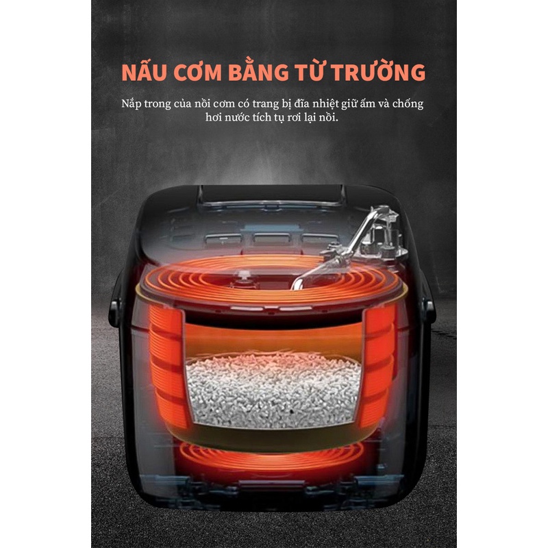 Nồi cơm điện cao tần thông minh IH STUKI TS-RC30HI Dung TÍch 3L-Bảo Hành 12 Tháng