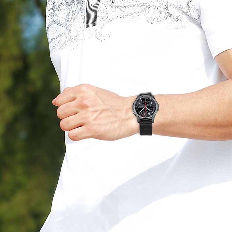 Dây Đeo Vải Nylon Tháo Lắp Nhanh Thay Thế Cho Đồng Hồ Samsung Galaxy Watch 42mm 46mm 20mm 22mm