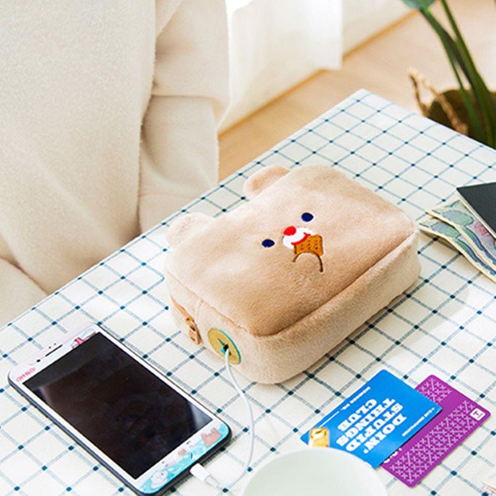 Ví Đựng Điện Thoại / Tiền Xu 24 Ngăn Bằng Vải Flannel Dành Cho Bạn Nữ