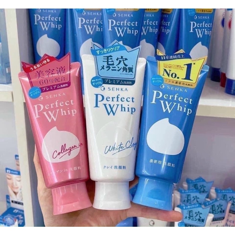 Sữa Rửa Mặt SENKA PERFECT WHIP Tạo Bọt 120g