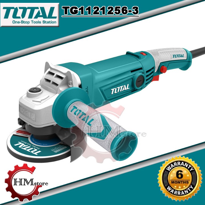 [Chính hãng] Máy mài góc, máy mài cầm tay TOTAL TG1121256 - Máy mài 125mm ( 1tấc2) Công suất 1010w BH 6 tháng