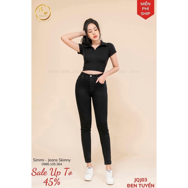 Jeans Nữ Cao cấp, BigSize  FREESHIP khi mua hàng. Vải dày và co giãn.YuMe -MS:042