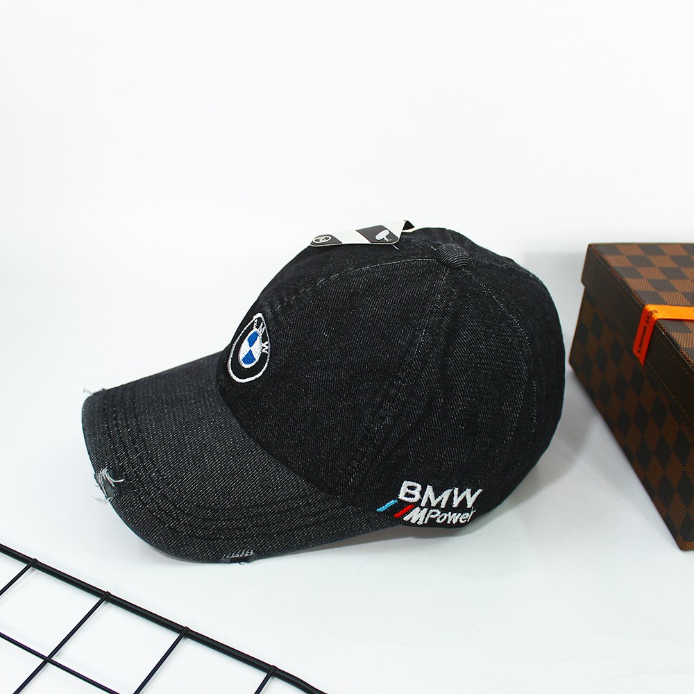 Nón Lưỡi Trai Jeans Cao Cấp Logo Xe BMW AUDI MERCEDES-BENZ Vải XK / mu luoi trai / mũ kết / non ket / cap / hat