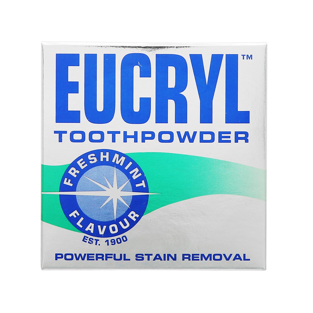 Bột đánh trắng răng Eucryl Toothpowder 50g