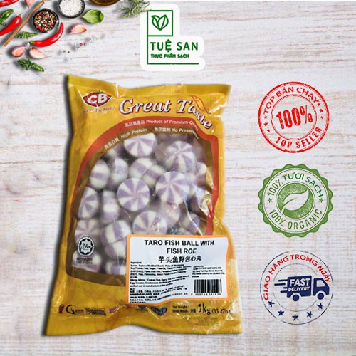Viên Thả Lẩu Khoai Môn Phô Mai Trứng Cá EB  Malaysia🍜Giao HỎA TỐC nội thành Hà Nội🍜Bánh Bao ,Hải Sản, Nhím Biển