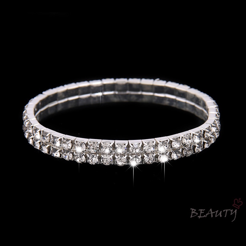 Bộ Trang Sức Hợp Kim Đính Đá Nhân Tạo Thời Trang Dành Cho Nữ