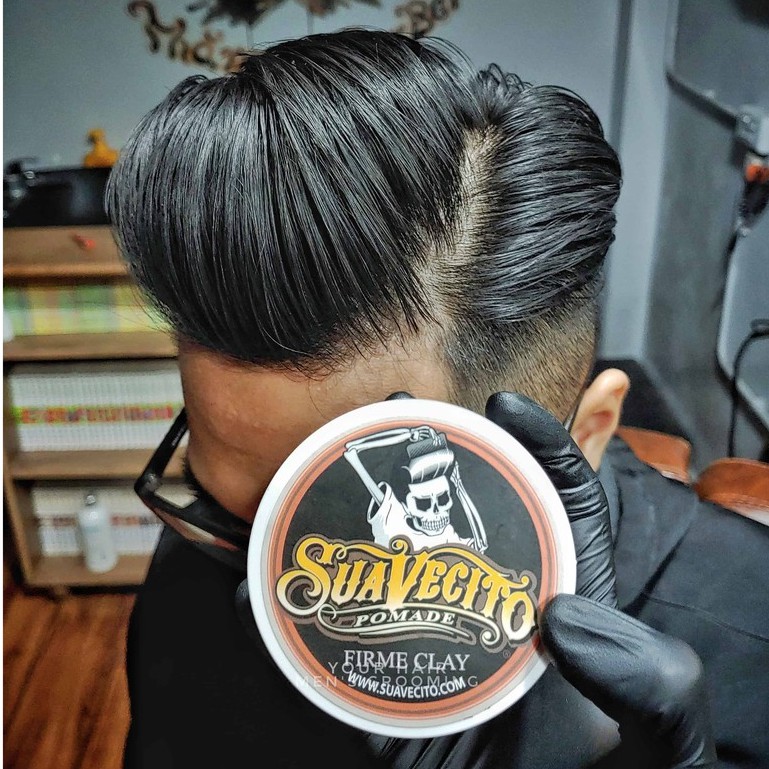 Sáp Pomade vuốt tóc Suavecito Strong Clay Pomade - 113g