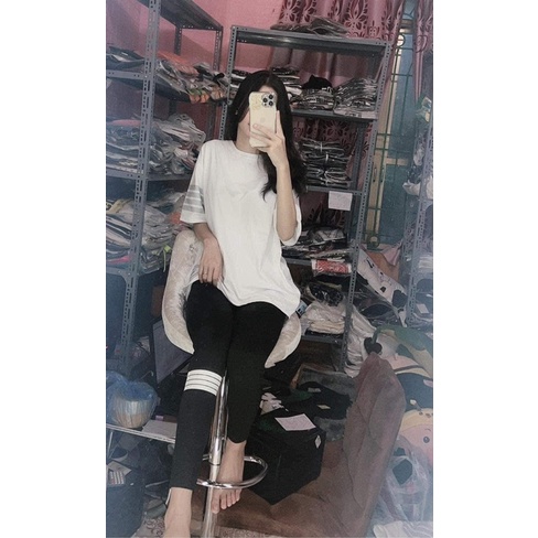 Bộ sọc áo tay lỡ +quần dài HT12