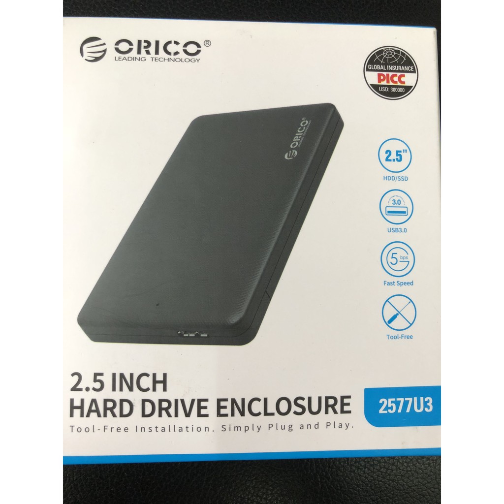 Box Ổ Cứng Di Động Orico 2,5" USB 3.0 Chính Hãng - Dùng cho HDD, SSD kích thước 2.5 inch | WebRaoVat - webraovat.net.vn