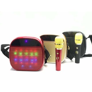 LOA BLUETOOTH KÈM MIC HÁT KARAOKE YS-A23 -Màu ngẫu nhiên