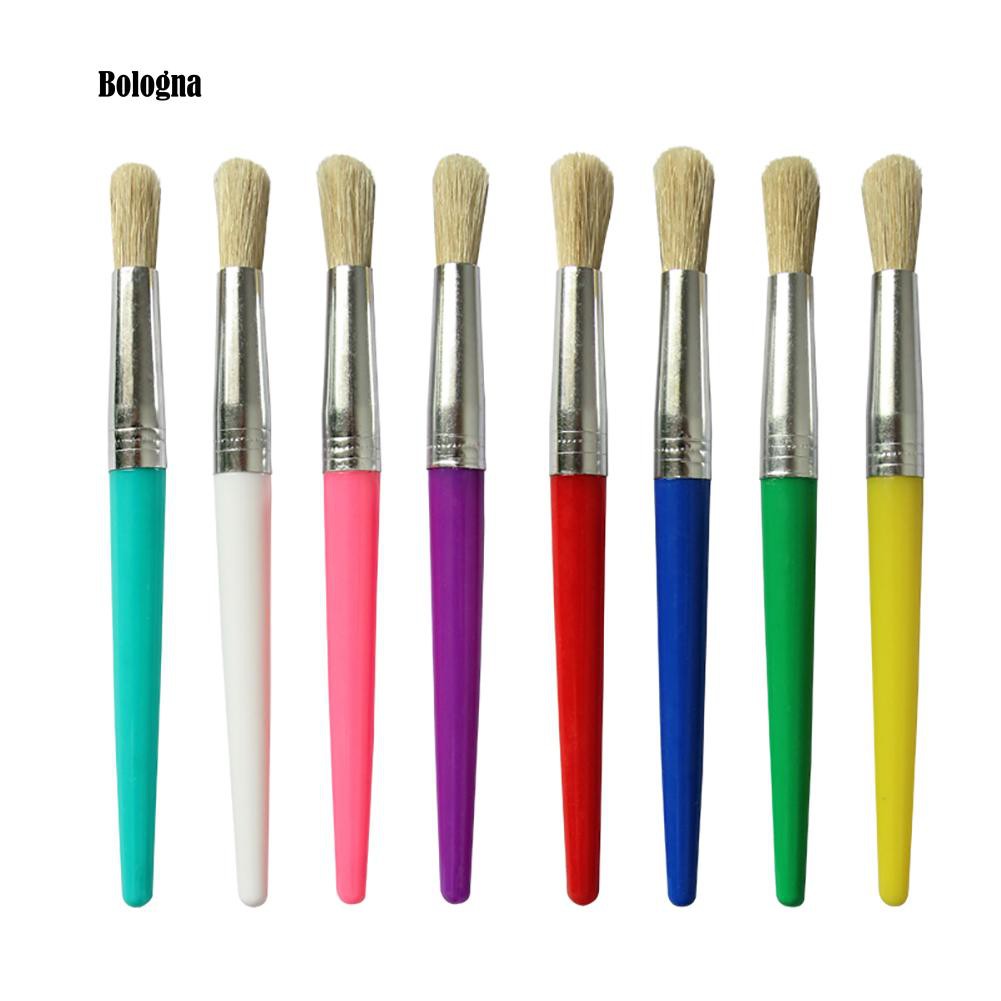 ❀ Bộ 4 Cọ Vẽ Tranh Sơn Dầu Bằng Lông Acrylic Chuyên Dùng Cho Bé
