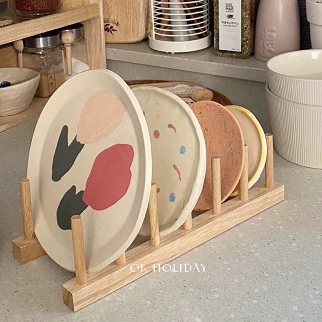 Kệ đựng đĩa decor