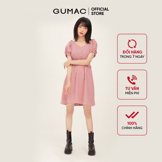 Đầm xòe nữ họa tiết caro bản eo gumac đủ màu db341
