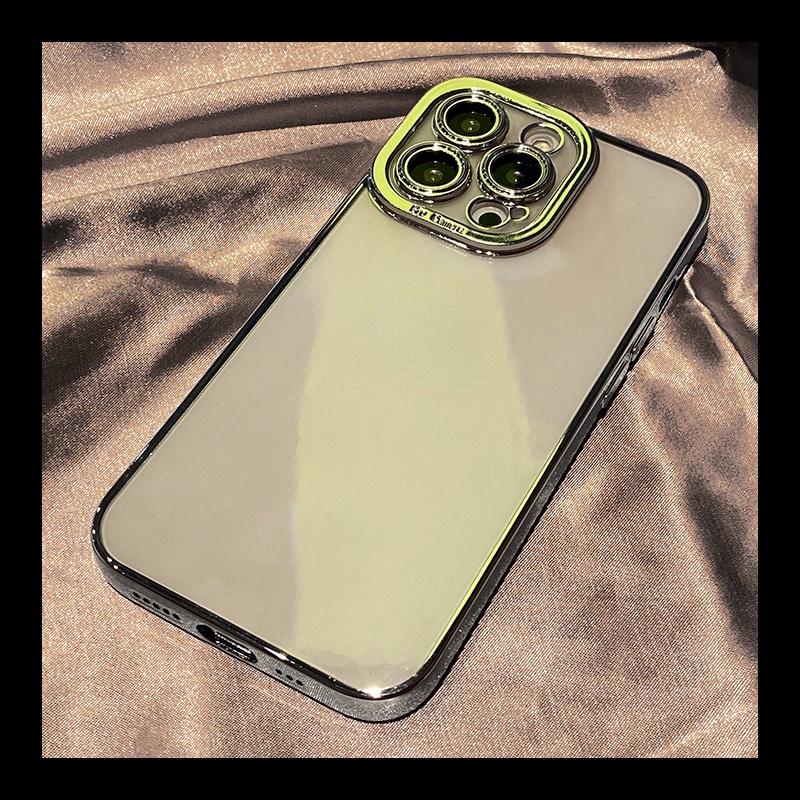 Ốp Điện Thoại Silicon Mềm Trong Suốt Chống Sốc Viền Vuông Sang Trọng Cho iPhone 13 12 Mini 11 Pro Max X XR XS 7 8 Plus SE2022