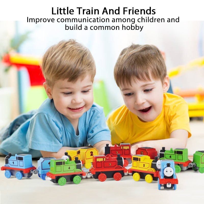 Xe lửa đồ chơi HDY điện tử họa tiết Thomas And Friends cho bé