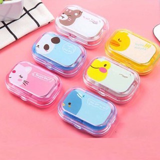 Bộ hộp đựng lens dễ thương 5 in 1 nhiều màu