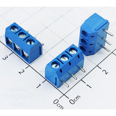 Đầu Nối Dây Điện, Domino  KF301 2p, KF301 3p Màu Xanh Dương/Xanh Lá