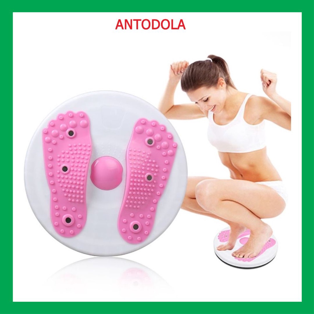 Bàn xoay eo, đĩa xoay eo hình bàn chân tập thể dục giảm mỡ tại nhà