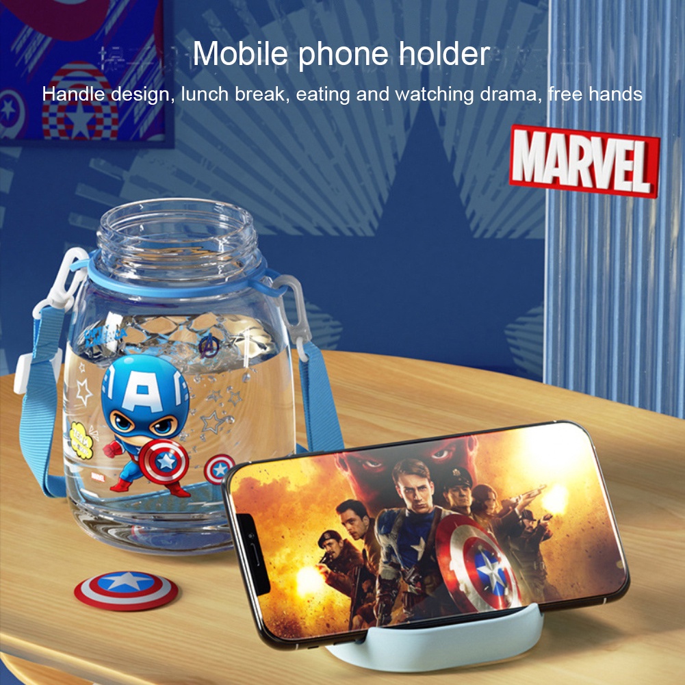 Bình Nước Thể Thao Cỡ Lớn 1300ml Họa Tiết Hoạt Hình Disney Xinh Xắn