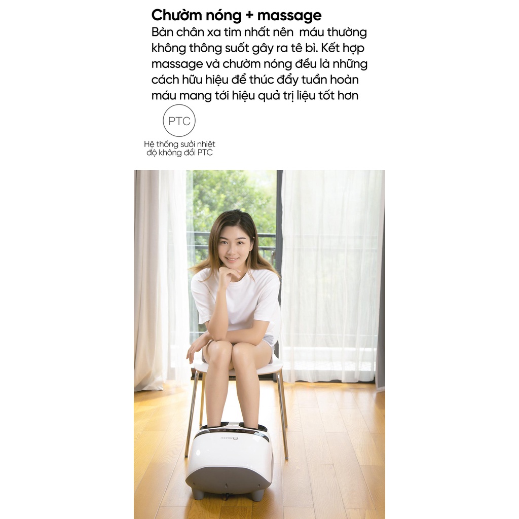 Máy Massage Chân Bấm Huyệt Xiaomi XGEEK F3 Hàng Chính Hãng Bảo Hành 12 Tháng