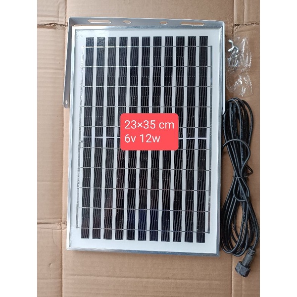 Tấm pin năng lượng mặt trời poly 6v 3w,12w,18w,28w,35w dây dài 5m