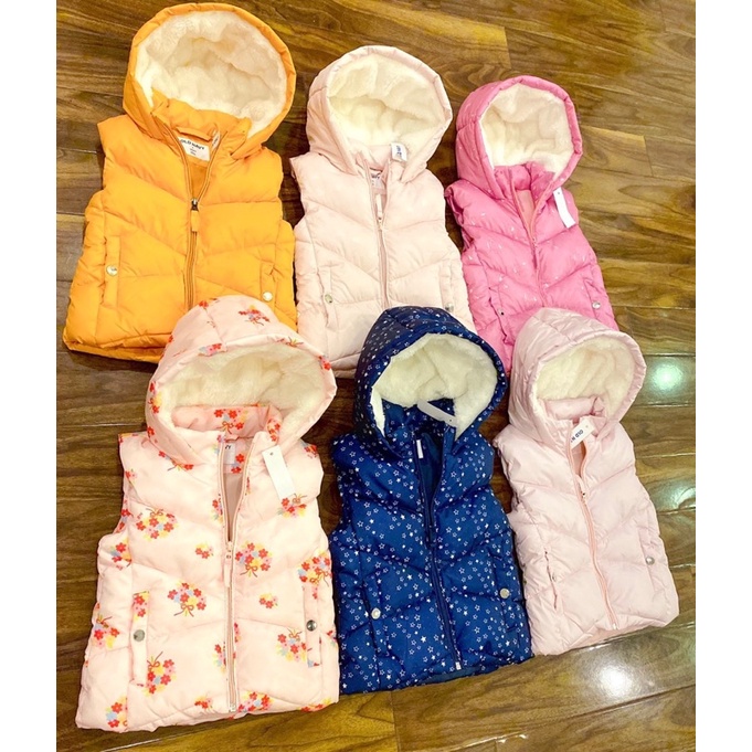 ⚡️⚡️Mẫu mới⚡️⚡️GILE OLDNAYVY MŨ LÔNG BÉ GÁI THU ĐÔNG