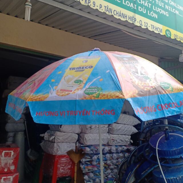 Ô DÙ LỚN CHE NẮNG CHE MƯA CAO 2M5 RỘNG 2M2 KHÔNG ĐẾ