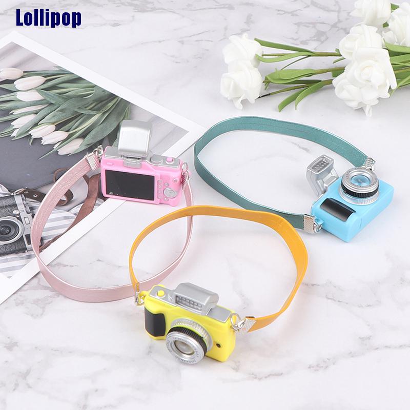 Mô Hình Máy Ảnh Slr Mini Tỉ Lệ 1 / 12 Trang Trí Nhà Búp Bê Dễ Thương