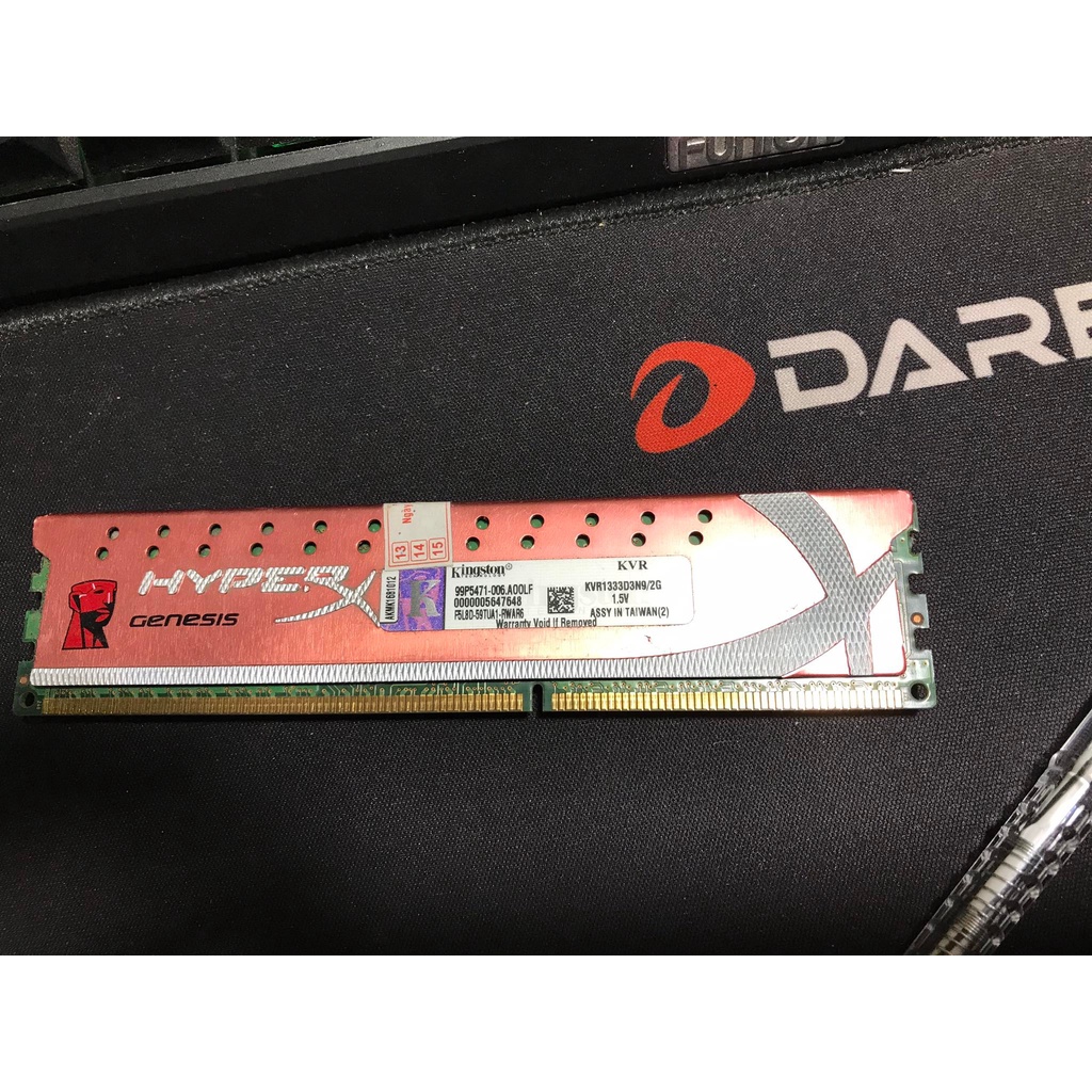 Ram 2Gb Ddr3 bus 1333 kẹp tản test ok