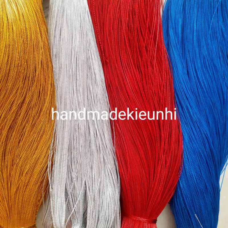 100 mét dây kim tuyến 1mm - Dây gói quà, trang trí giáng sinh , dây treo ảnh, làm handmade