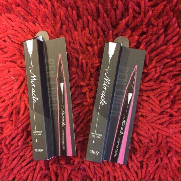 Dạ kẻ mắt không trôi, không lem Cellio Miracle Waterproof