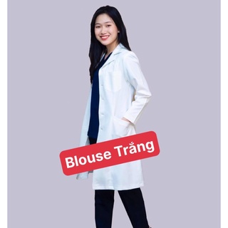 [Sỉ] Áo blouse bác sĩ NỮ dài tay HÀNG CAO CẤP