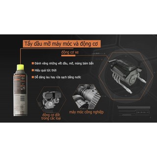 Chất tẩy nhờn dầu mỡ mạnh mẽ WD-40 450ml Machine & Engine Degrease