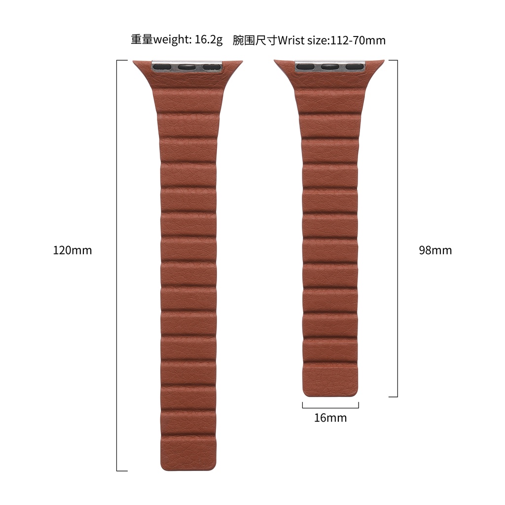 Dây Đeo Da Từ Tính Thay Thế Cho iwatch7 Series 6 / 5 / 4 / 3 / SE 41mm45mm Apple Watch 40mm44mm Ip iwatch band 7 6 5 4 SE