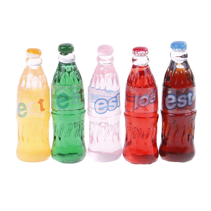 Bộ 5 Bình Nước Mini Tỉ Lệ 1: 12 Trang Trí Nhà Búp Bê