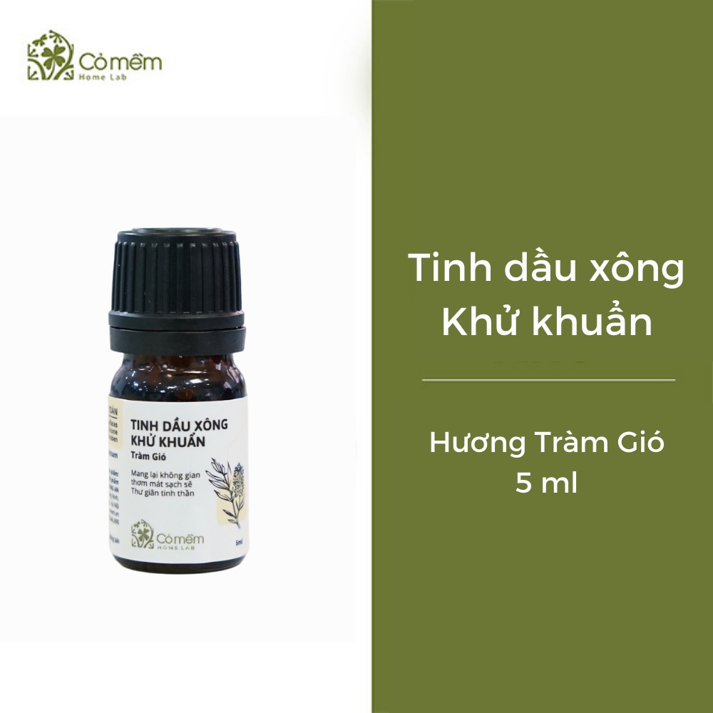 Tinh Dầu Xông Khử Khuẩn Hương Tràm Gió Cỏ Mềm 5ml