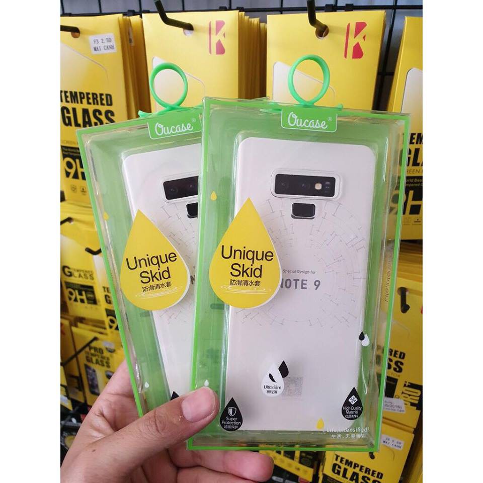 Ốp Silicon Dẻo Trong Suốt Samsung Note 9 Hộp Chính Hãng Vu