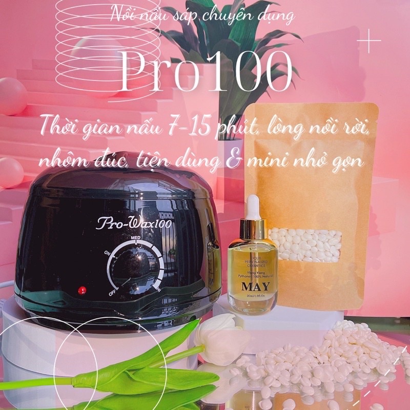 NỒI NẤU SÁP WAXING MINI - PRO100 hàng loại 1 nhôm đúc