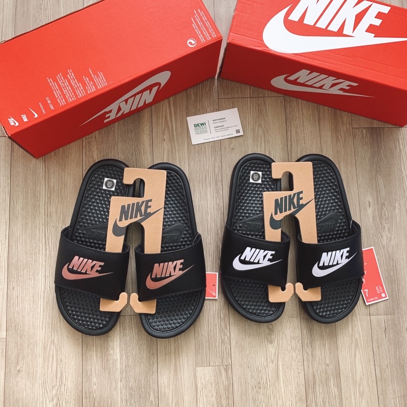 Dép Nike Benassi hàng shipped US, fullbox tag